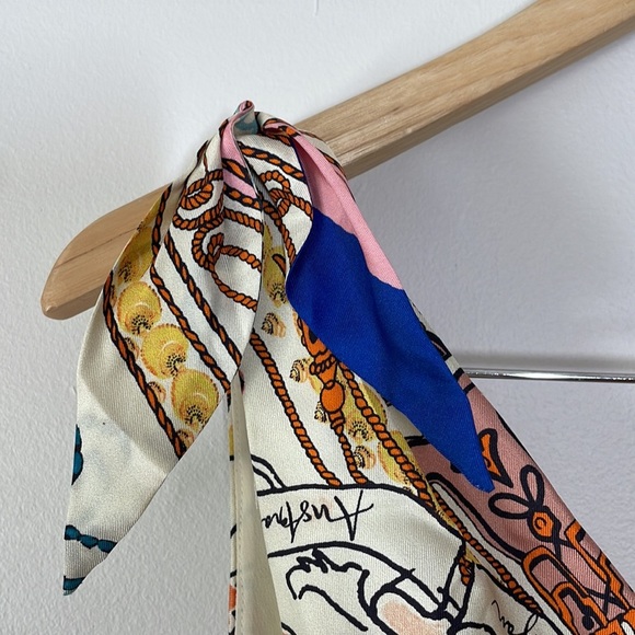 Anthropologie Collette Dinnigan Women’s Silk Dress Multi 4 - Picture 5 of 9